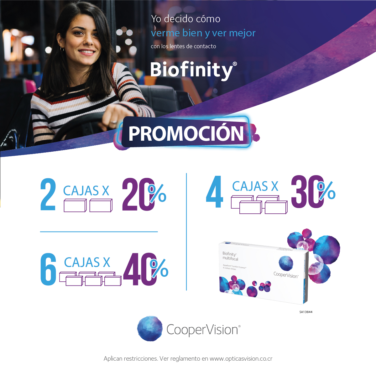 Promoción Biofinity Coopervision Mayo 2025